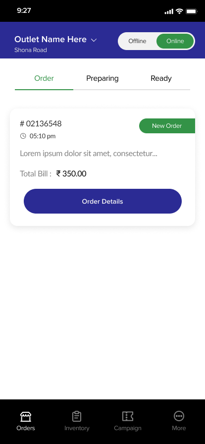 Merchant App