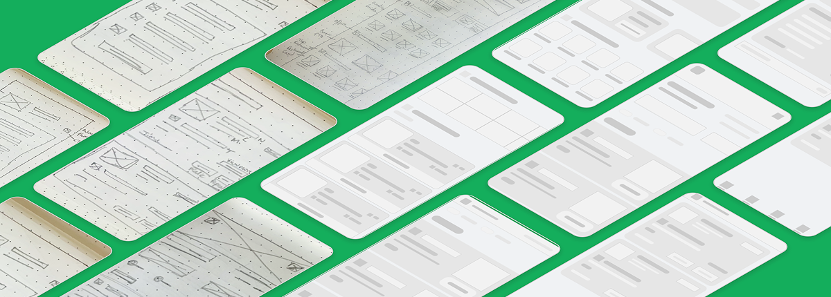 Fidoo wireframes overview